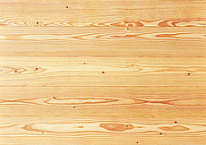 写真：唐松 無垢フローリング 幅広135mm 無塗装品・小節