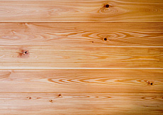 写真：唐松 無垢フローリング 幅広135mm 塗装品（自然OILwax）・小節