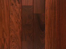 写真：花梨（カリン） 無垢フローリング（幅広・一枚物）　オイル塗装品