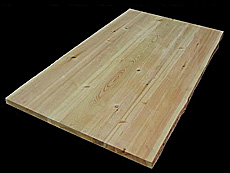 パイン耳付板　巾ハギ集成材