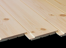 写真：パイン 無垢羽目板（品番：PN1003）