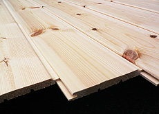 写真：パイン 無垢羽目板（品番：PN1002）