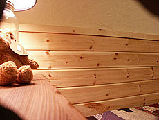 パイン 羽目板 施工写真