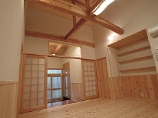 さわら 羽目板 施工写真