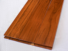 写真：チーク 床暖房対応 無垢フローリング