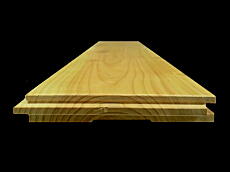 写真：土佐桧（ひのき）　床暖房対応　無垢フローリング（節あり）